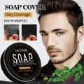 Hair Darkening Shampoo Bar for Gray Hair Coverage Soap Polygonum Multiflorum Fast Effective Repair Gray White Color Dye For Men. 
