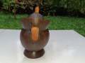 Coconut Shell Tea Pot With 4 Cups - Desert Cup - Bowl - Hand Made - 100% Eco Frendly - Dishes - Tea Mug - Suger Bowl - Tray - Spoon - Curry Bowl. 