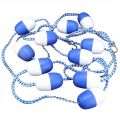 LKPCIGCXM 11 Balls Safety Float Line-5M Swimming Pool Safety Separation Rope Float Rope Line Swimming Pool Equipment. 