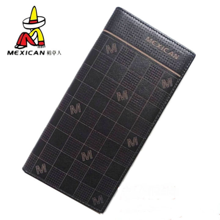 Scarecrow%20Men's%20Wallet%20Long%20Genuine%20Leather%20Wallet%20New%20First%20Layer%20Cowhide%20Soft%20Leather%20Wallet%20Clutch%20-%20Image%203