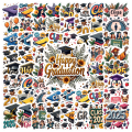 Waterproof Class of 2025 Stickers Multicolor Diploma Stickers realistic style for decorating luggage student gifts celebratory events. 