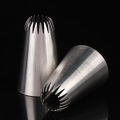 D66 #18 Open Star Icing Nozzle Piping Tip Stainless Steel Cake Decorating Tips. 