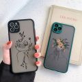 Line Art Sketch Flower Girl Protection Phone Case For iPhone 12 11 13 Pro MAX X XS XR SE 2 6s 7 8 Plus Hard Translucent Cover. 