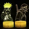 Anime Naruto Hatake Kakashi Konoha 3D LED Night Light 7 Colors Nightlight Home Kids Children Bedroom Decor Desk Lamp X Gifts. 