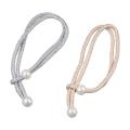 Buckle Clips Small Curtain Clip Pull-Out Tie With Strap Curtain Holders Adjust Length Freely Installation-free Rope Curtain Decor. 