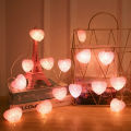 Led Red Love Heart String Lights For Xmas Garland Party Holiday Pink Girl Romantic Fairy Lights Wedding Decoration. 