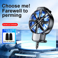 BlueWow DY68 Mini Universal Mobile Phone Cooling Fan Radiator Turbo Hurricane Game Cooler Cell Phone Cool Heat Sink For Xiaomi/IPhone/Samsung. 