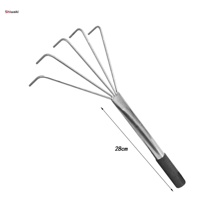 Gardening%20Hand%20Rake%20Grass%20Rake%20for%20Sweep%20Leaves%20Tilling%20Soil%20Loose%20Debris%20Handle%20length%2028cm%20-%20Image%209