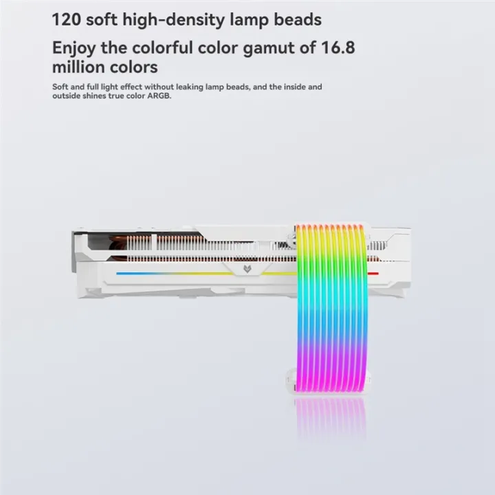 8Pin ARGB Graphics Card Supply Cable RGB Extension Cable RGB PSU Cable ...