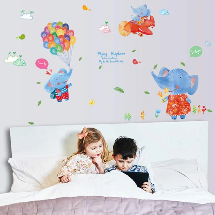 %E3%80%90BestGO%E3%80%91Vacclo%20Cartoon%20Baby%20Elephant%20Wall%20Stickers%20for%20Kids%20Room%20Creative%20Watercolor%20Graffiti%20for%20Kindergarten%20Children's%20Room%20Stickers%20-%20Image%205
