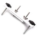 1 Set Tuning Pegs Tuners Machine Heads 2R 2L & 1x Metal Guitar Bridge Clamp Stainless Steel Guitar Bridge Bonding Tool. 