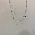 Fashionable Y2K Necklaces Double-layer Collarbone Chain Personalized Fashion Jewelry Y2K Fashion Necklace Sophisticated Necklaces. 