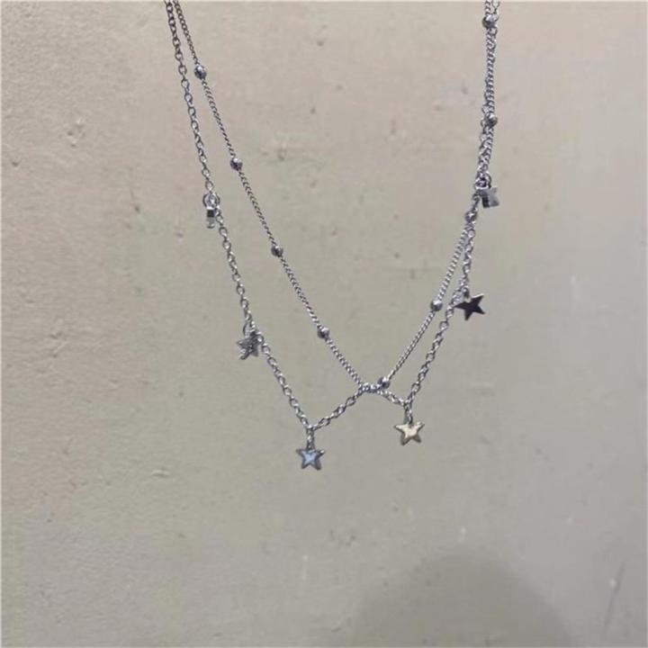 Fashionable%20Y2K%20Necklaces%20Double-layer%20Collarbone%20Chain%20Personalized%20Fashion%20Jewelry%20Y2K%20Fashion%20Necklace%20Sophisticated%20Necklaces%20-%20Image%209