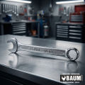 Combination Spanner Wrench - Baum - CRV - 38 mm - German Standard. 