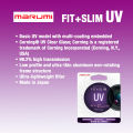 Marumi FIT+SLIM MC UV Camera Lens Filter with 100% UV Cut | 52mm, 55mm, 72mm, 77mm. 