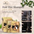 Kokila Unisex Hair Color Shampoo Sachet, Color in just 5 minutes, No Ammonia - No Paraben, Natural Black (25mlx10 Sachets)(FROM INDIA)NUZ. 