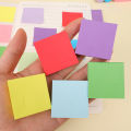 100 Sheets/Book Mini Sticky Notes Portable Color Square Memo Pad Student School Office Stationary Supplies. 
