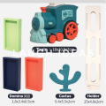 Domino Train Toys Moving Automatically Electric Block Play Kids Children Gift Present Mainan Kereta Api Menyusun Blok. 