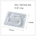 Diy Mobile Phone Holder Silicone Mold Desk Stand Crystal Epoxy Resin Mould Mobile Photo Frame Stand Handicraft Decoration. 