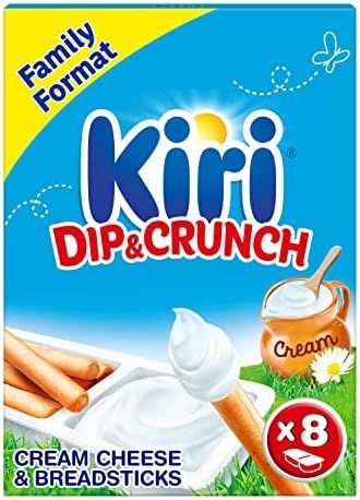 Kiri Dip & Crunch Cream Cheese and Breadstick Snack 8 x 35g FROM DUBAI (SAM)