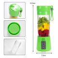 Portable Blender USB Personal Juicer Cup 6 Blades Rechargeable Fruit Mixing Machine For Baby Travel 380ml[New Version]. 