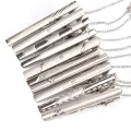 Men Silver Necktie Tie Clip Stainless Steel Plain Clasp Bars Pins Clips Jewelry Moyao. 