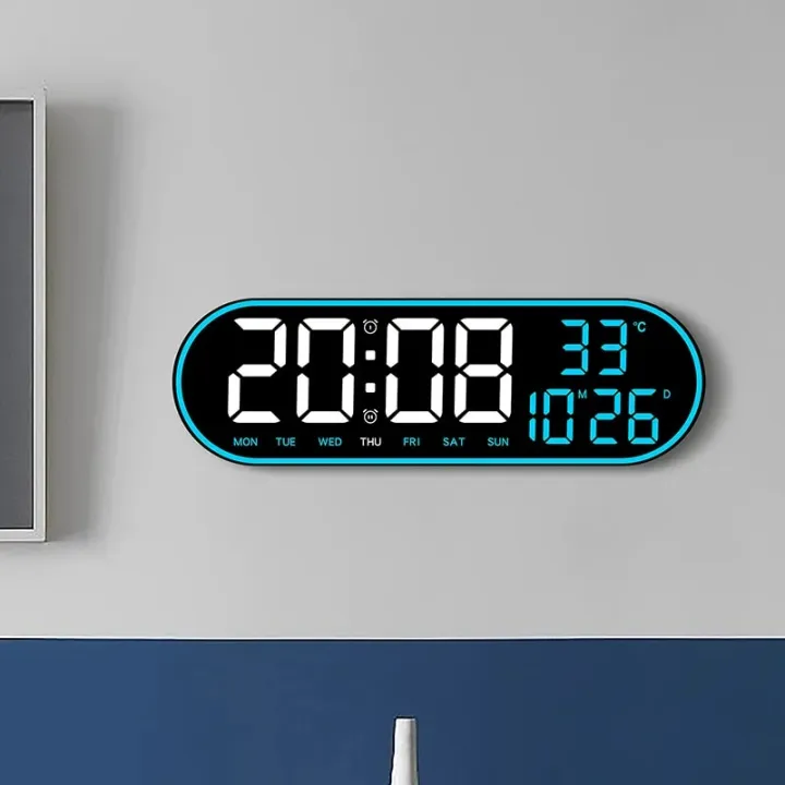 wall%20clock%2015%20Inch%20Large%20Digital%20Wall%20Clock%20Colorful%20Frame%20LED%20Clock%20Snooze%20Electronic%20Dual%20Alarms%20Clock%20with%20Temp%20Date%20Time%20Week%20Display%20-%20Image%203