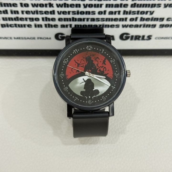 Naruto%20Anime%20Same%20Style%20Chakra%20Wheel%20Uchiha%20Itachi%20Sasuke%20Naruto%20Children's%20Watch%20-%20Image%203