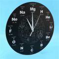 3X Periodic Table of Elements Wall Art Chemical Symbols Wall Clock Educational Display Classroom Clock Teacher's Gift. 