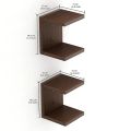 Modern Wall Mount Book Shelf Wooden Book Shelves for bedrooms Living Room Office Study Room Home Decorations | Micro Decor. 