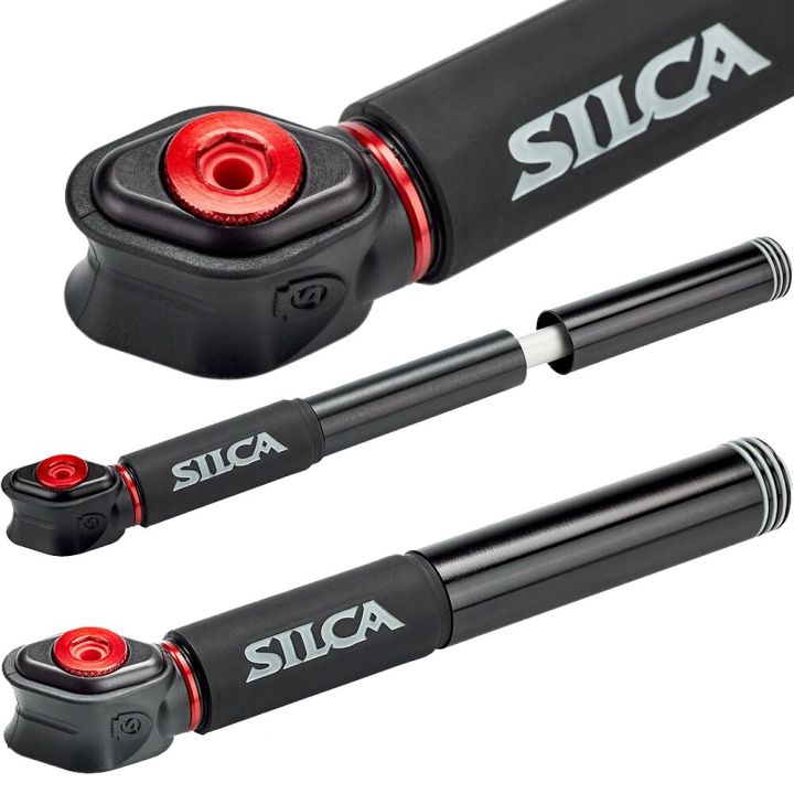 Silca Pocket Impero portable mini bicycle pump fixed Presta pump head maximum pressure 120psi