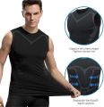 Summer Men Shapewear Ionic Shaping Vest Sleeveless Shirt Tight Compression Shirts Tank Top Body Shaper Breathable Ice Silk Vest. 