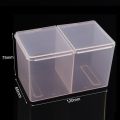 Monja Nail Art Makeup Removal Cleaning Cotton Pad Organizer Container Swab Storage Box case. 