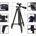 Foldable Camera and Phone Tripod with Mobile Clip Holder Bracket, Fully Flexible Mount Tripod, Stand with 3D Head & Quick Release Plate, Tripod Camera Stand Model 3120. 