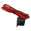 Electric 12V Fan Thermostat Control Relay Wire Harness Replaces. 