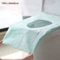 【Footprint】 10* Toilet Seat Covers Disposable For Wrapped Travel Toddlers Potty Training In Public Restrooms Toilet Liners Travel Easy Carry. 