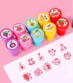 Round Multicolor Fun Stamps Traffic Child Scrapbook Kids Stamp Reward Stamper Toys. 