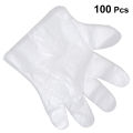 500pcs Plastic Gloves Daily Use Extra Length Durable Food Grade Housework Beauty Cleaning Pet Care Crafts. 