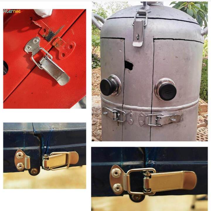 10 Pieces Spring Loaded Toggle Latch Spring Loaded Toggle Lock Clasp Locks latches Metal S