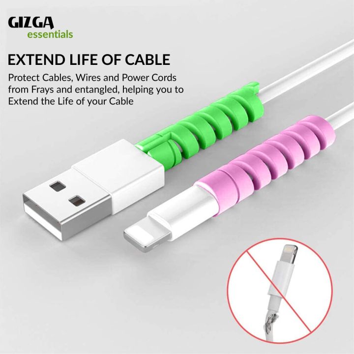 Cable%20Protector%20(4mcp)%20Saver%20Cover%20for%20Mobile%20Phone%20Lightning%20USB%20Charger%20Cable%20Cover%204%20Pcs%20-%20Image%202