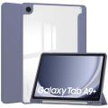 For Samsung Tab A9 Plus Smart Case Pen Holder SM-X210 SM-X215 SM-X216B Clear Acrylic Back Cover For Galaxy Tab A9 Plus 11 Case. 