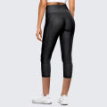 Women Calf-length Yoga Running Legging Capri Sport Pants Fitness Gym High Waist Legging Girl Black Mesh 3/4 Gym Yoga Pants 2021. 
