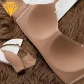 Comfortable Bra Comfortable Seamless Padded Sports Yoga Bra with Adjustable Straps Wireless Push Up Lady Soft Bra. 