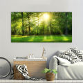 Natural Landscape Posters Forest Green Tree Painting Canvas Prints Wall Picture for Living Room Modern Home Decoration No Frame. 