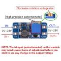 MT3608 Power supply module for Arduino DC-DC step-up converter Booster, Voltage up board, 28V max output, 2A 1Pcs. 