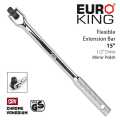 Flexible Extension Bar / Breaker Bar - 15" - 1/2" Drive - CRV - EuroKing. 
