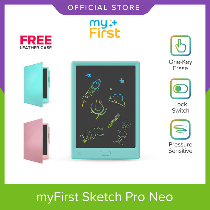 myFirst Sketch Pro NEO Color LCD Sketch Pad Digital Writing Tablet/Drawing/Sketch Pad (10|)