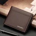 LouisWill Men Wallets Short Wallets Soft PU Leather Purse Bifold Wallet Money Cash Purses Clasp Coin Pouch ID Credit Cards Holders for Business Travel Office. 