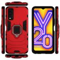 For Vivo Y20 Case V2029 Car Shockproof Magnetic Ring Armor Phone Cover For Vivo Y20i Case 6.51 V2027 V2032 Y 20 Coque Funda. 