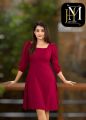 The Womens Short Frock More Colours Long Sleeve For Beautiful Girls Fk100018. 
